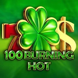 100 Burning Hot online game logo by Amusnet Interactive on flagmancasinoo.com