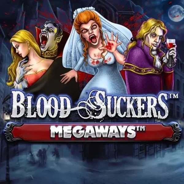 Blood Suckers Megaways slot logo by Red Tiger Gaming at Flagman Casino