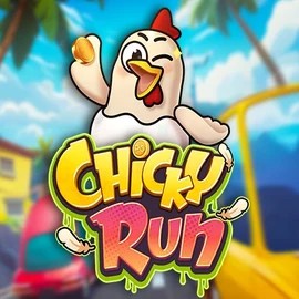 Chicky Run slot logo by PG Soft at Flagman Casino