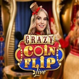 Crazy Coin Flip casino game by Evolution – featured logo at Flagman Casino