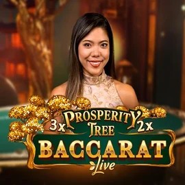 Prosperity Tree Baccarat slot logo by Evolution at Flagman Casino