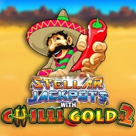 Stellar Jackpots with Chilli Gold x2 online game logo by Lightning Box Game on flagmancasinoo.com