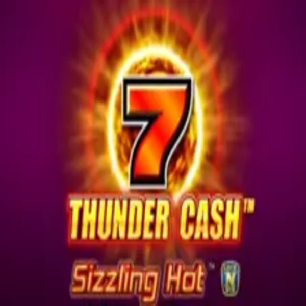 Thunder Cash Sizzling Hot online game logo by Novomatic on flagmancasinoo.com