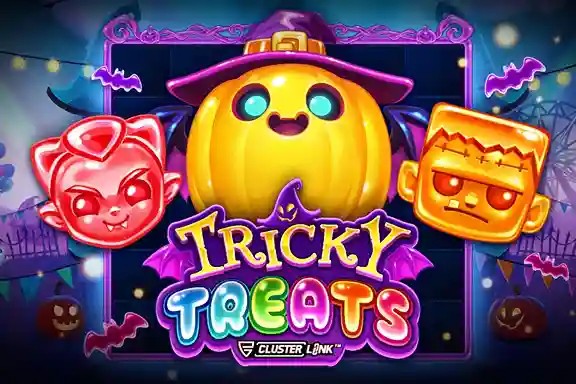 Tricky Treats logo by Push Gaming at Flagman Casino