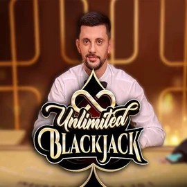 Unlimited Blackjack logo by Ezugi Flagman Casino
