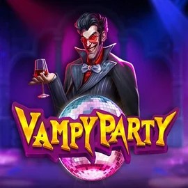Vampy Party by Pragmatic Play, showcased at flagmancasinoo.com – game logo