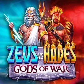 Zeus vs Hades: Gods of War online game logo by Pragmatic Play on flagmancasinoo.com